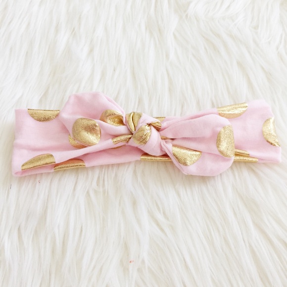 rose gold baby headband